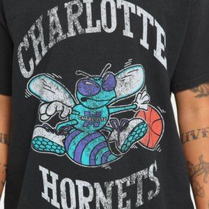 Charlotte Hornets Classic Retro Basketball 90S Vintage Graphic Tees